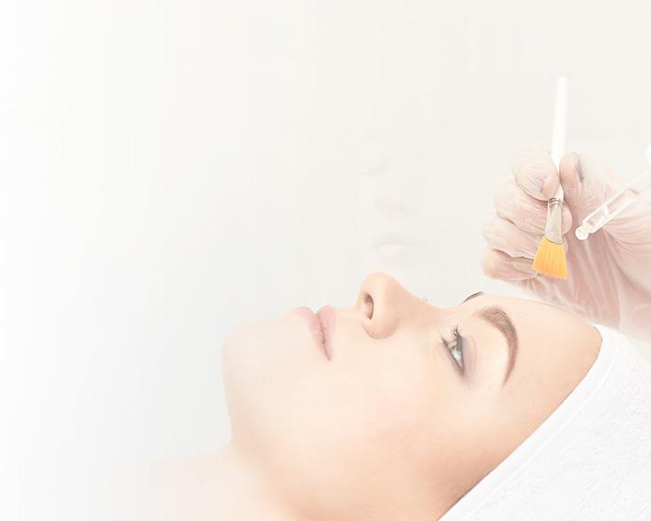 stock image of a woman receiving a cosmetic treatment in Millburn, NJ