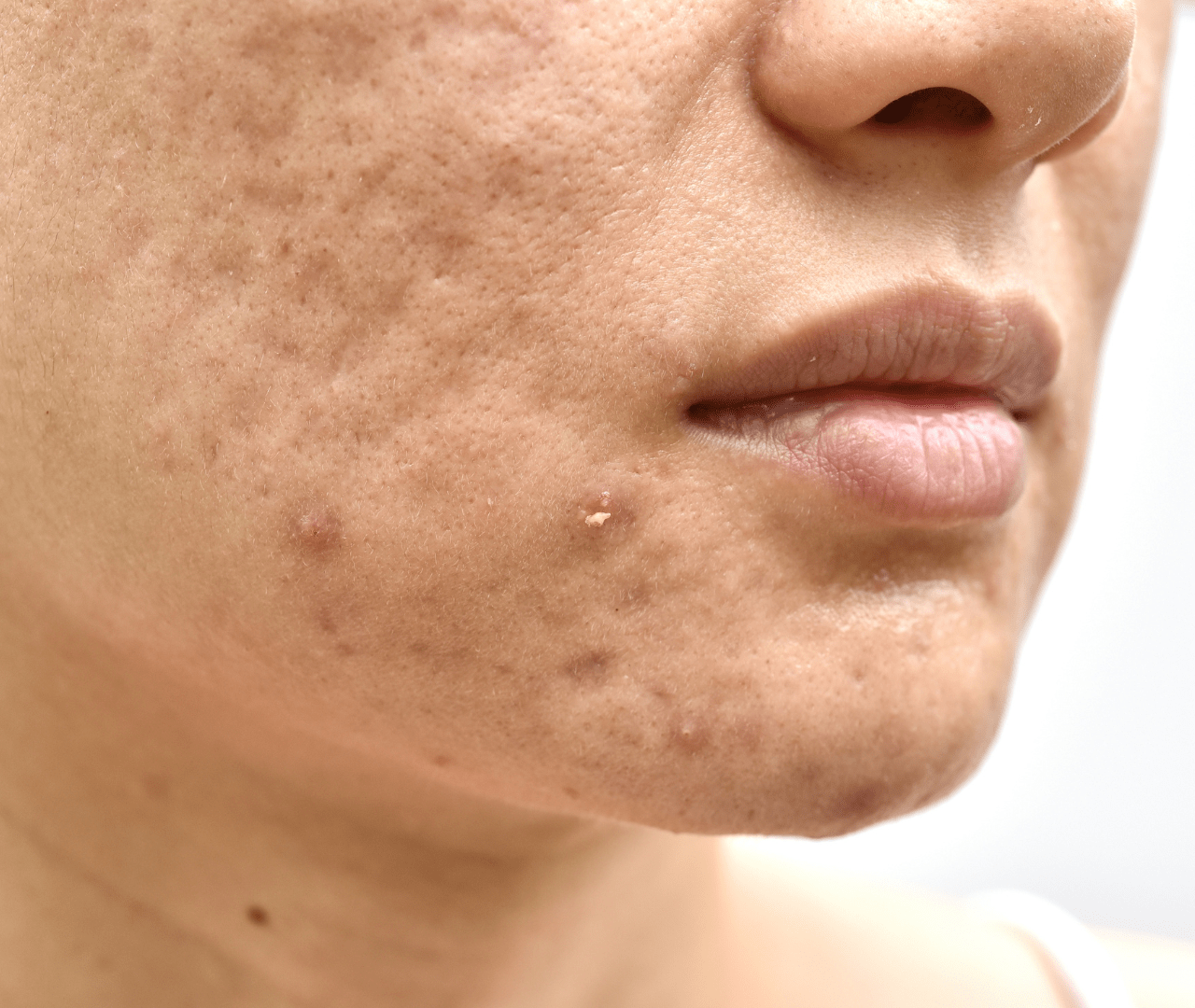 acne scars example